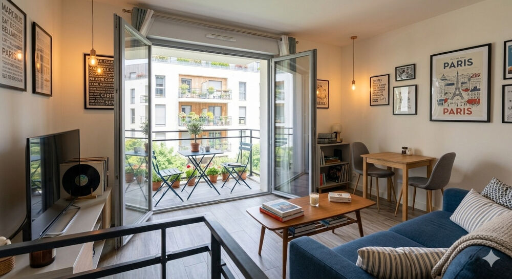 Vente Appartement -T2 avec BALCON proche métro 14 - Clichy