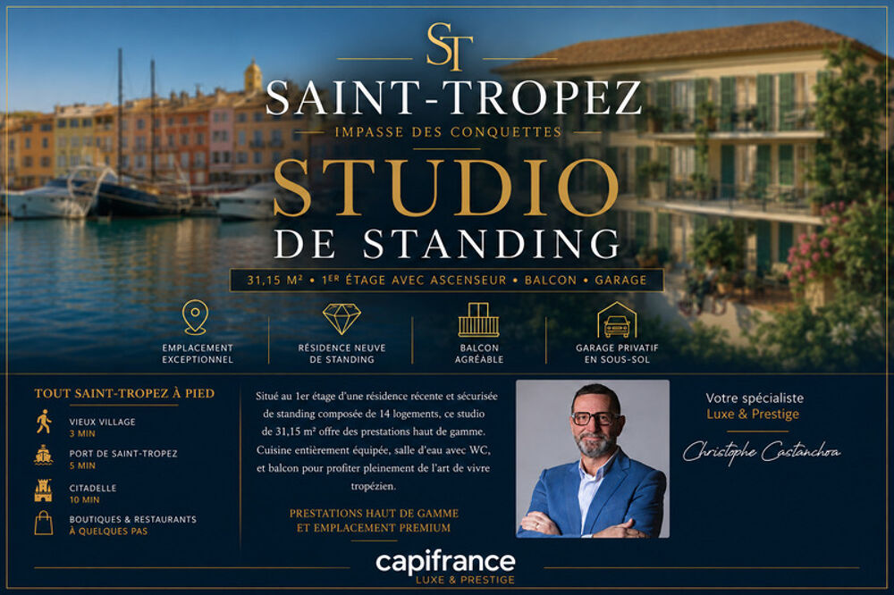 à vendre  Appartement Saint-Tropez (83990)