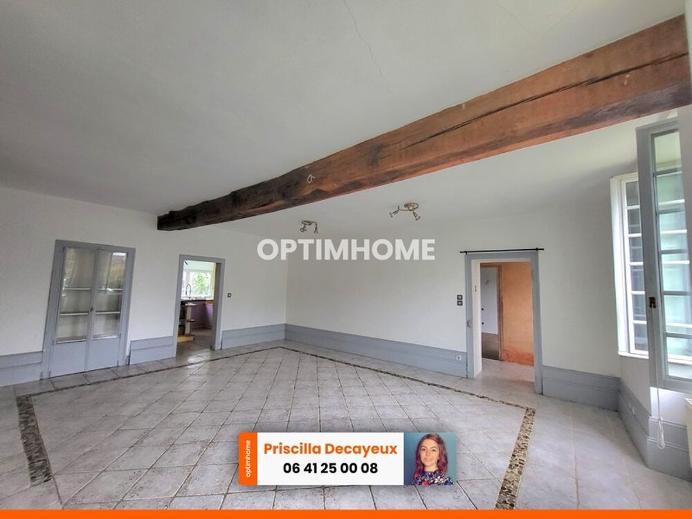 Vente Maison Maison plain-pied 128m, 2 chambres, grenier amnageable, terrain/garage, 97 800 Grossouvre