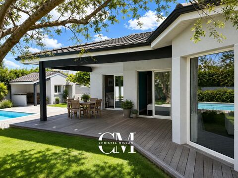   Maison contemporaine de plain-pied avec piscine 210 m2 Bruges Grand Darnal Maison - 8 pièce(s) - 210 m²
