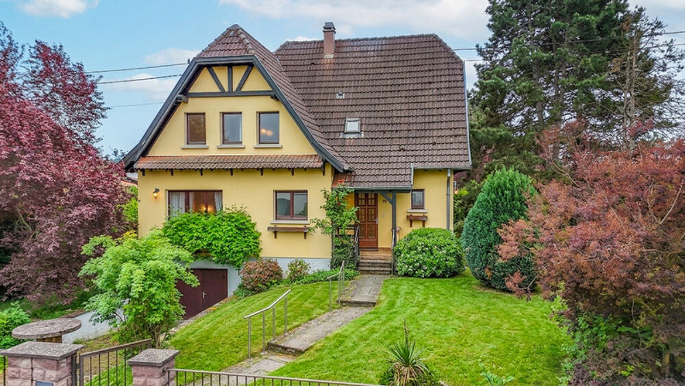 A la vente à DORLISHEIM (67) - Maison d'architecte 6 pièces Vue sur Mont Ste Odile