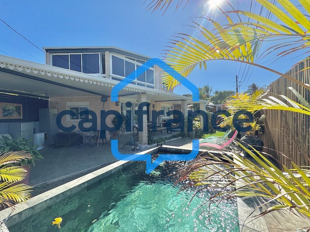 Vente Maison Dpt La Réunion (974), à vendre LA RIVIERE SAINT LOUIS - Ouaki - maison T4/5 de 453m2 - terrain de 543m2 - Piscine La riviere