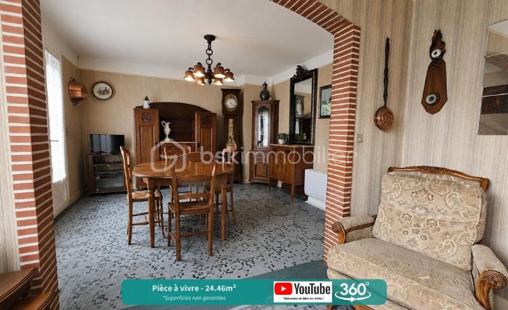 Maison de 3 chambres sur sous-sol