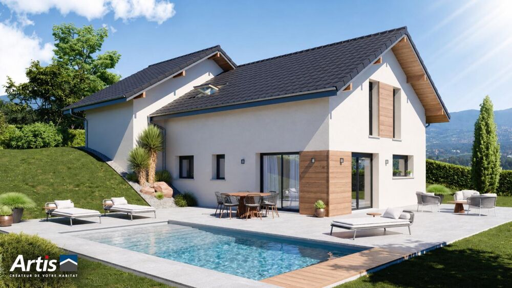 Vente Maison CHALLEX - Haut de Village - Terrain 569 m² + Maison ARTIS 117 m² avec Garage Challex