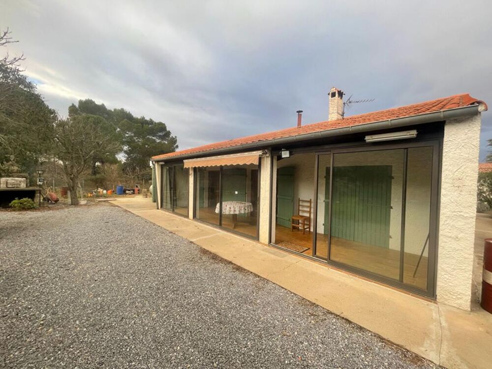 A vendre proche Lédignan, village de Cardet sur les hauteurs , villa 5 pièce(s) 140 m2 sur terrain 1631 m2