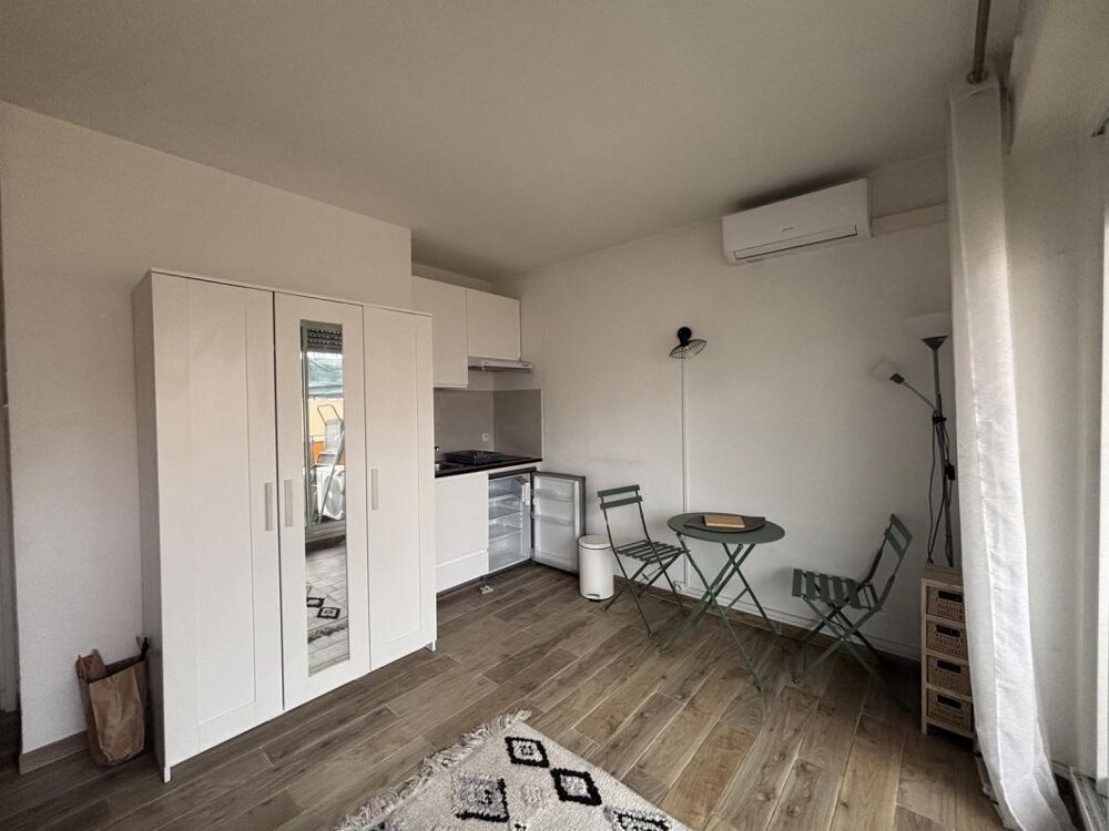 Location Appartement Studio meublé avec terrasse et climatisation – Proximité Faculté de Médecine Marseille 5