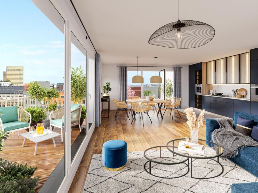 Vente Appartement 2 PIÈCES de 48m² orienté Sud/Ouest Colombes