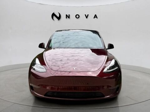 Model Y Long Range • Dual Motor AWD 75 kWh Pano RED CHERRY 2021 occasion 33600 Pessac