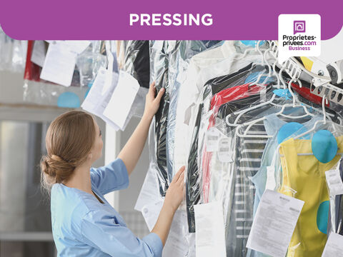 75008 PARIS : PRESSING 65 m&sup2; - CLIENTELE FIDELISEE - TR&Egrave;S BON SECTEUR 84000 75008 Paris