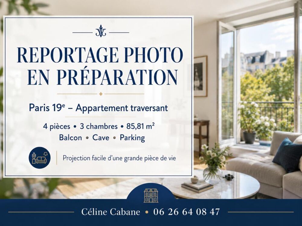 Vente Appartement Appartement Paris 19