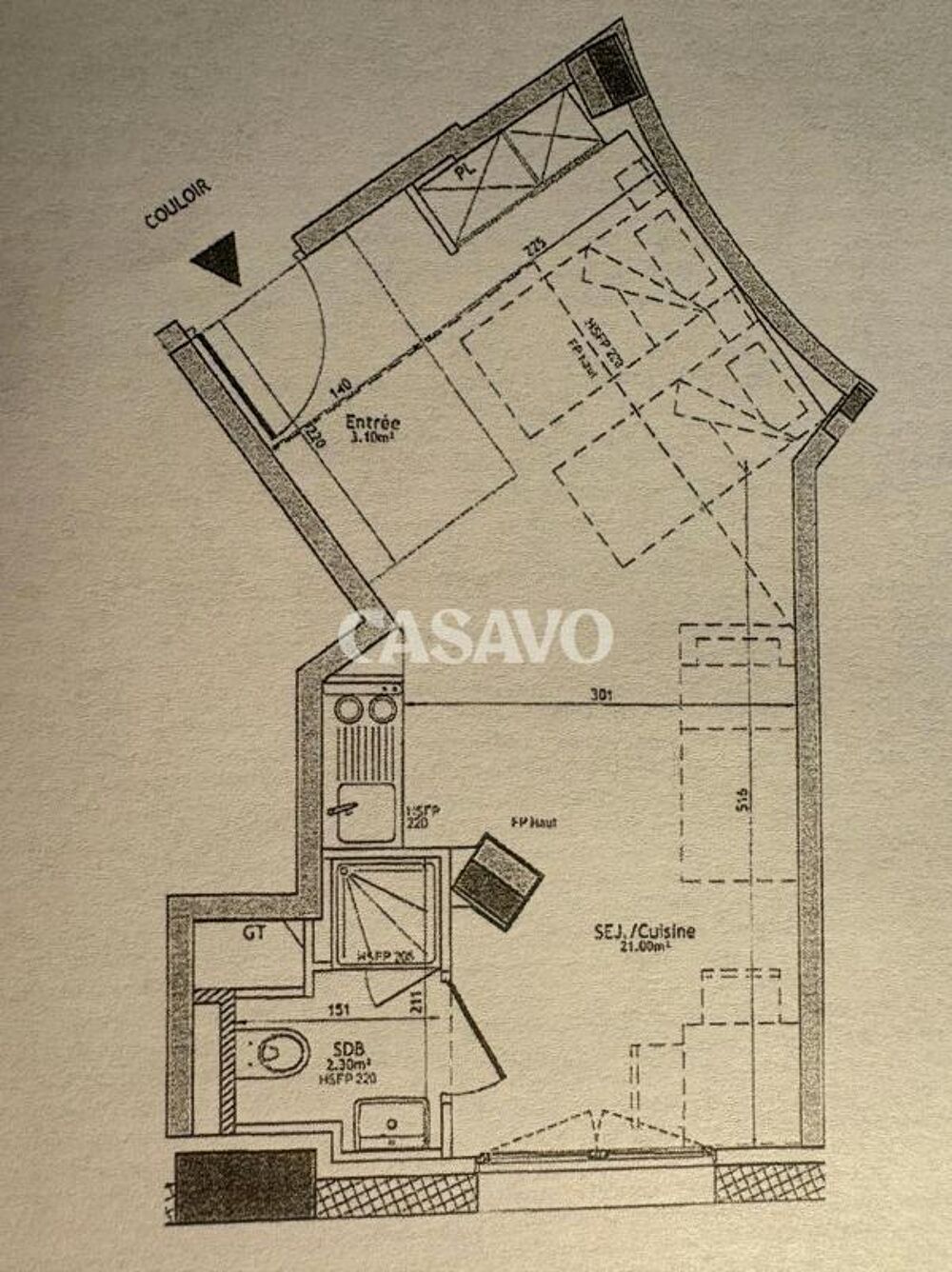 Vente Appartement Vente Appartement 1 pièce de 26m² - 69007 Lyon Lyon 7