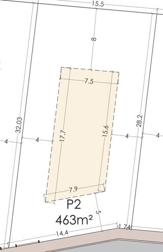  Terrain � vendre 463 m�