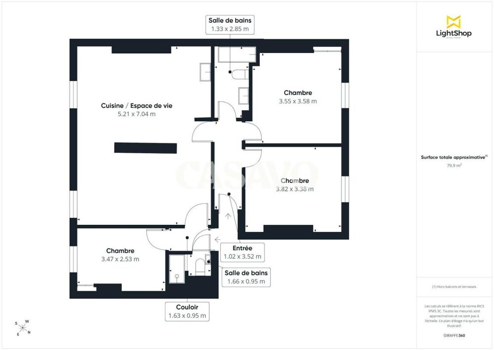 Vente Appartement Vente Appartement 4 pièces de 79m² - 75011 Paris Paris 11