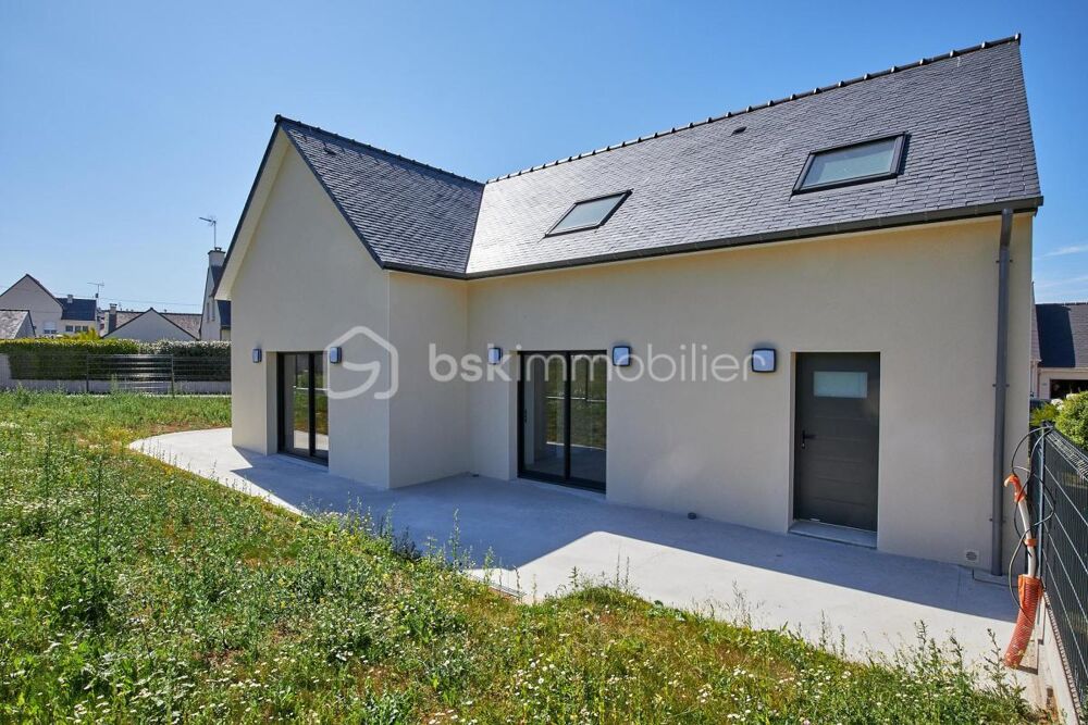Vente Maison SAINT-QUAY-PORTRIEUX – Maison contemporaine de 147 m² avec vie de plain-pied, 4 chambres et garage, à seulement 1,5 km de la mer Saint quay portrieux