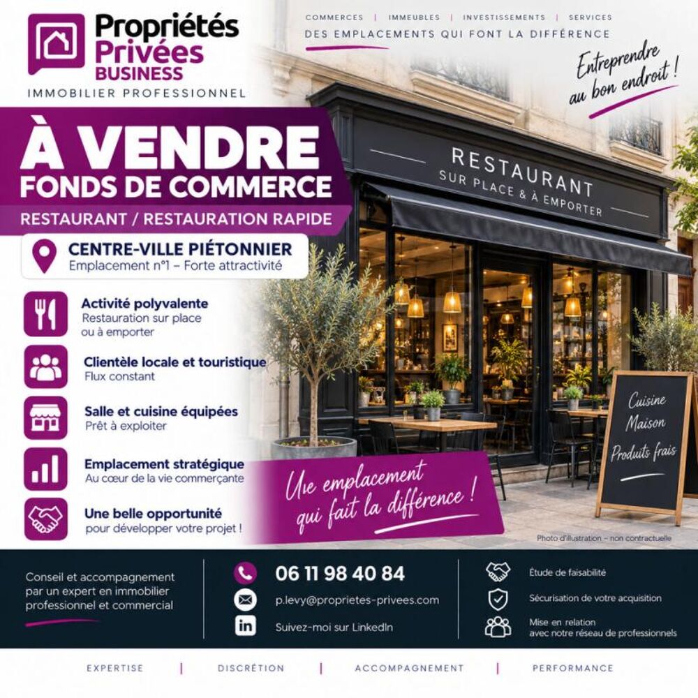   FDC - METZ CENTRE-VILLE PIÉTON - RESTAURANT / RESTAURATION RAPIDE -170 m2 