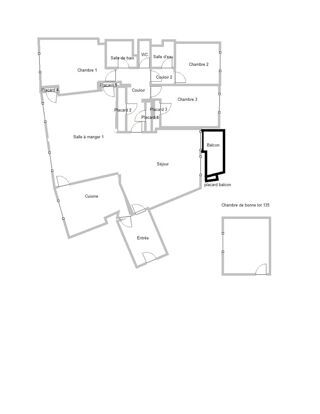  Appartement  vendre 6 pices 139 m