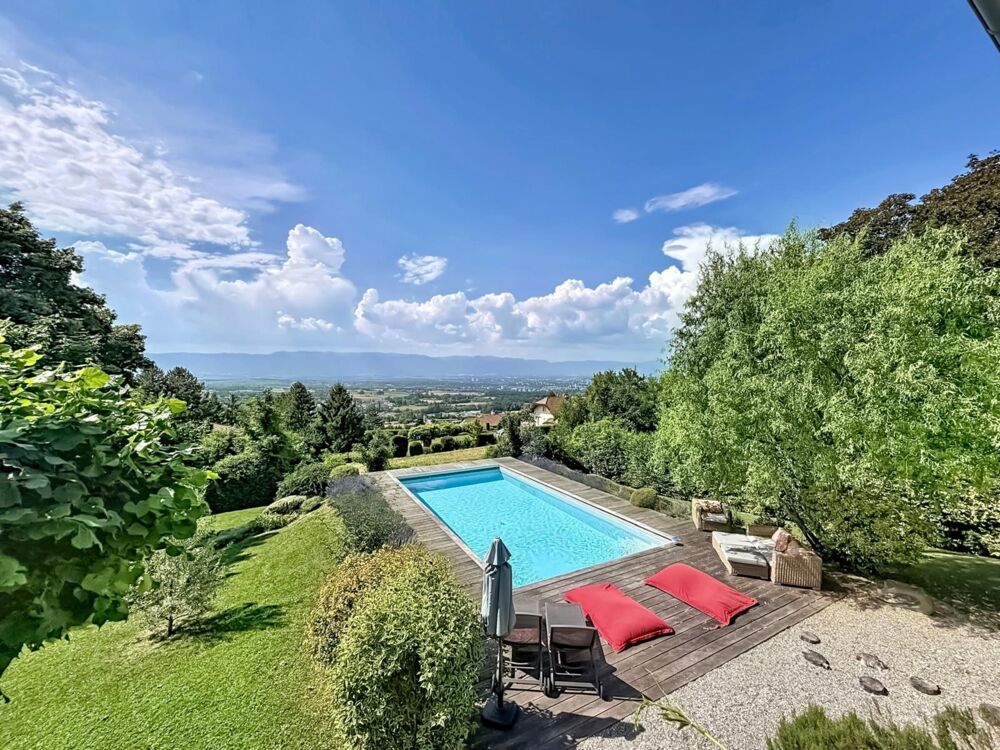 Propriété 7 pièces d'exception 380m2 avec terrain à construire 1000M2 sur les hauteurs de Collonges-sous-Salève  Calme, Vue Jur