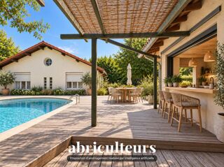 Vente Maison Maison avec piscine à rafraichir sur grand terrain de 966 m2 - Caudéran Pins-Francs 33200 Bordeaux