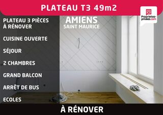  Appartement à vendre 3 pièces 49 m²