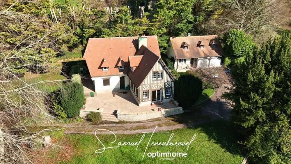 Maison de caractère 177 m², 4 ch avec dépendance et vue vallée  CAMBREMER (14340)