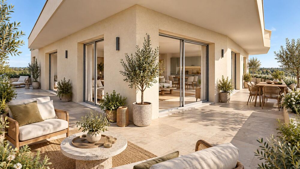 * FRAIS DE NOTAIRES OFFERTS * CENON  T3 AVEC TERRASSE DE 40 M² + 2 PARKINGS