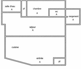  Appartement à louer 2 pièces 51 m²