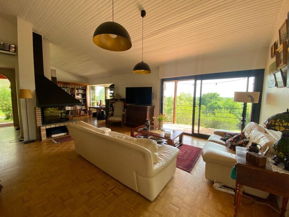 Maison darchitecte 135m2  Vue Garonne  3 600 m² de terrain