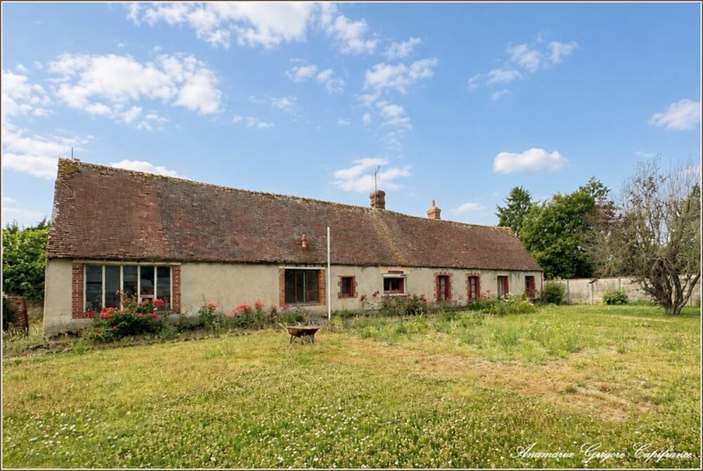 Mittainvilliers Verigny - Longère 90 m², 3 chambres, dépendance, combles aménageables, terrain 1388 m²