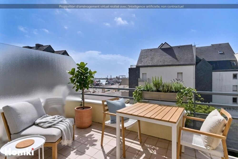 Appartement vue mer, T3 de 50 m2 avec balcon à La Turballe 44420, Rue du Maréchal Juin