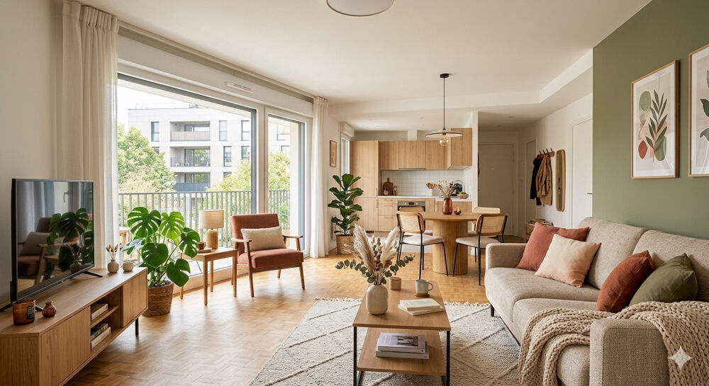 - T3 orienté SUD-OUEST avec TERRASSE et PARKING -