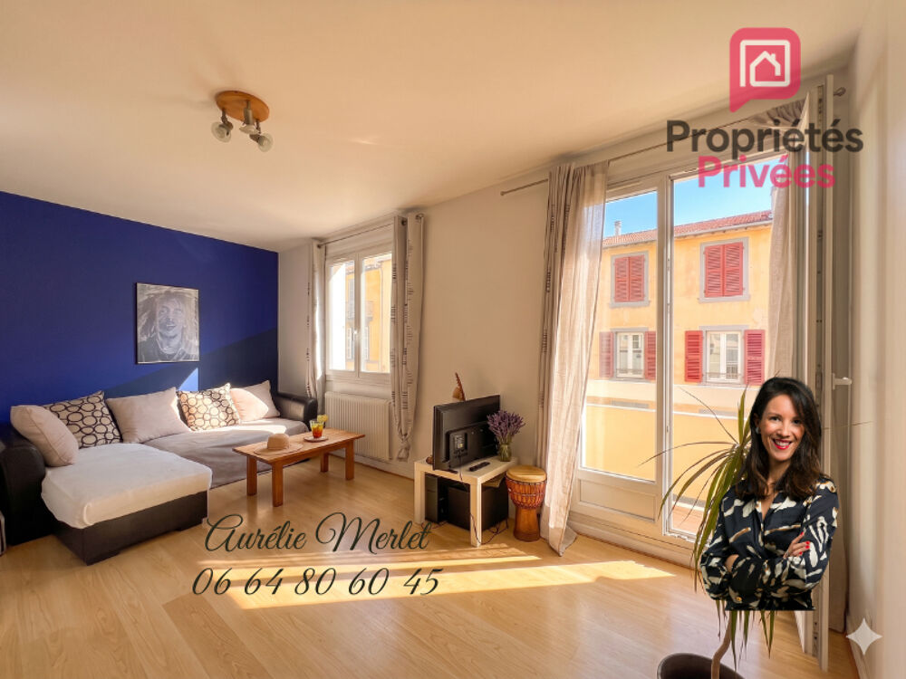 Appartement T2 avec balcon, parking et caves