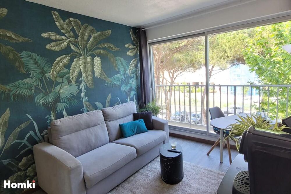 Carnon Plage  Studio 17 m² proche mer  Résidence sécurisée avec ascenseur