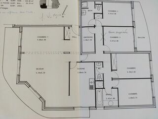  Appartement � vendre 6 pi�ces 130 m�