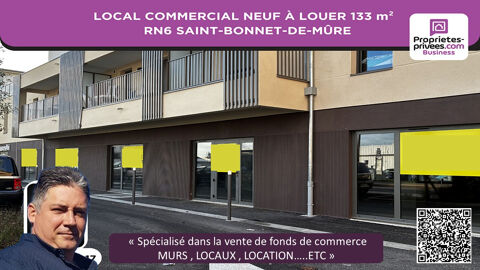 LOCAL COMMERCIAL &Agrave; LOUER 133 m&sup2; - RN6 SAINT-BONNET-DE-M&Ucirc;RE 4427 69720 Saint bonnet de mure