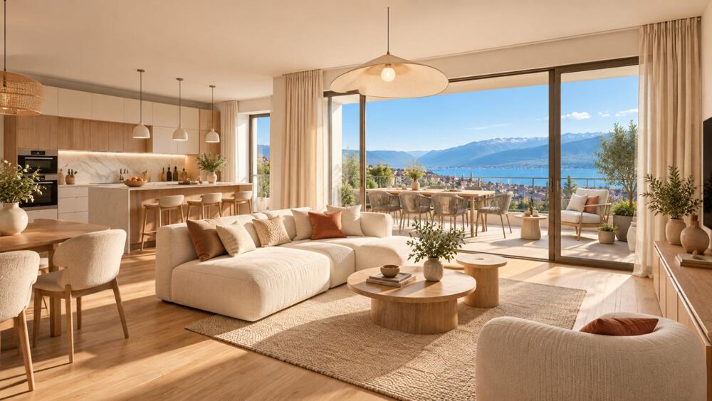 T3 THONON-LES-BAINS 67m² - TERRASSE - GRAND SÉJOUR/CUISINE