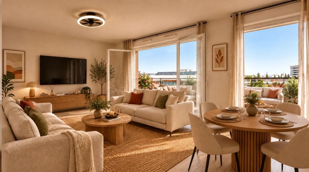Vente Appartement T3 dernier étage, Terrasse, vue Notre-Dame de la Garde, parking, Le Cabot Marseille Marseille 9
