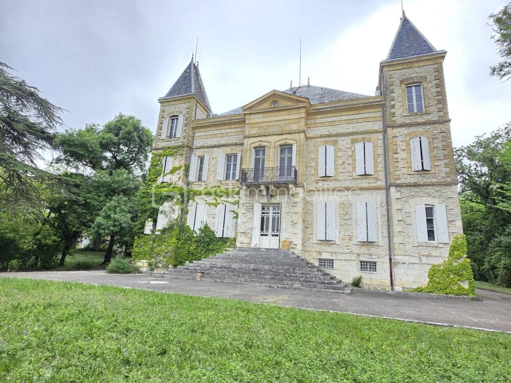 CHATEAU 32 PIECES+DEPENDANCES - PROPRIETE 9 HECTARES- JARDIN