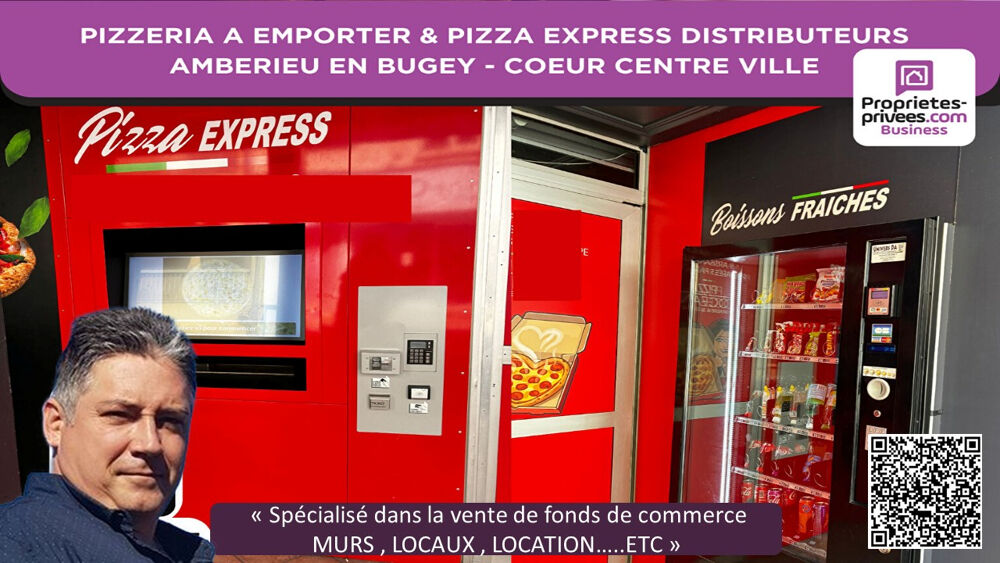   PIZZERIA AUTHENTIQUE À EMPORTER + PIZZERIA EXPRESS 24/7 / 2 CONCEPTS / COEUR DE Ambérieu-en-Bugey 