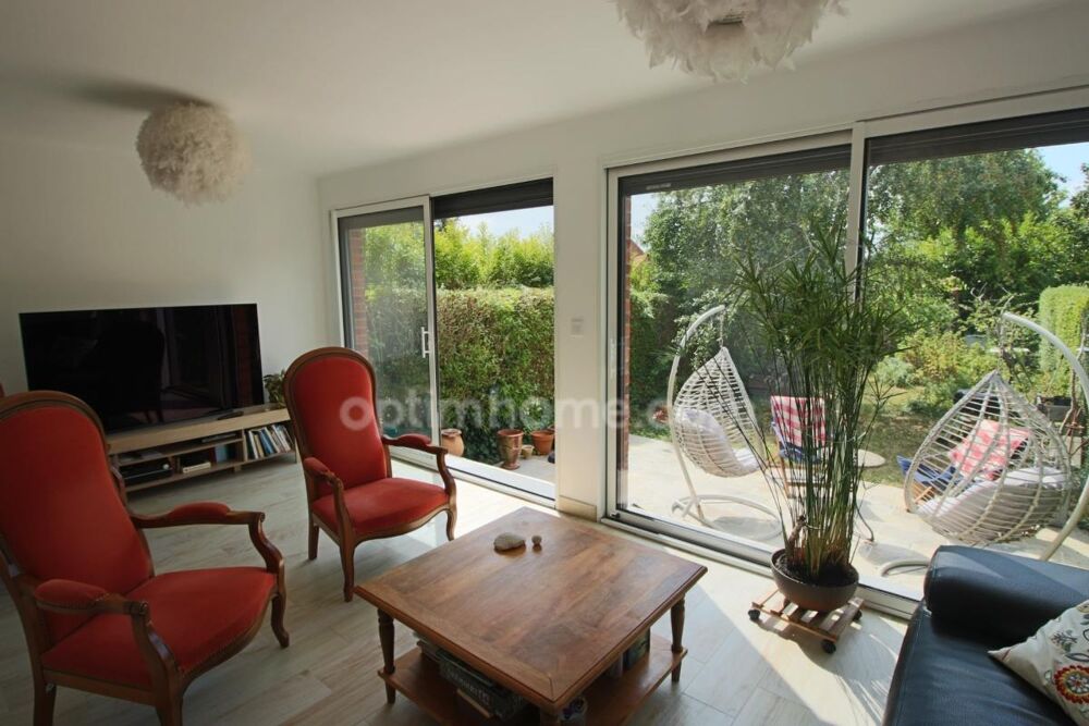 Vente Maison Hem Centre -Maison rénovée avec extension, jardin sud-ouest et possibilité de garage Hem