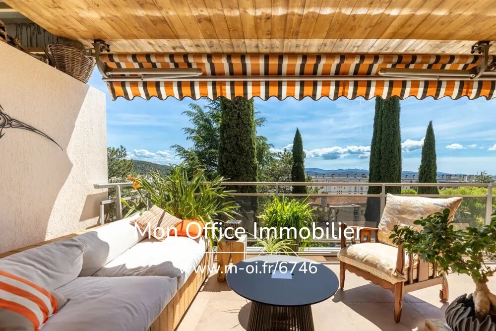 Référence : 7051-ABO. - Appartement 4 pièces, dernier étage avec grande terrasse et cave