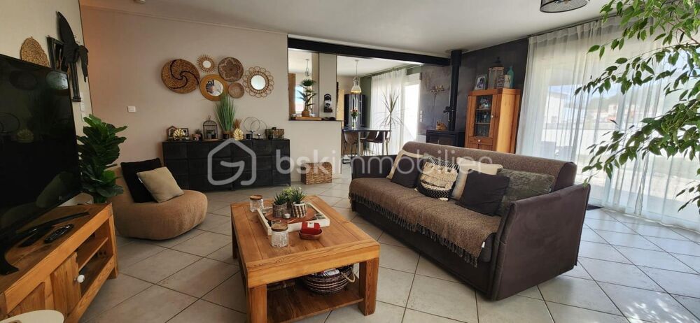 MAISON INDIVIDUELLE DE PLAIN-PIED,136 M2, 5 PIECES, SUITE PARENTALE, GARAGE ET TERRAIN DE 588 M2