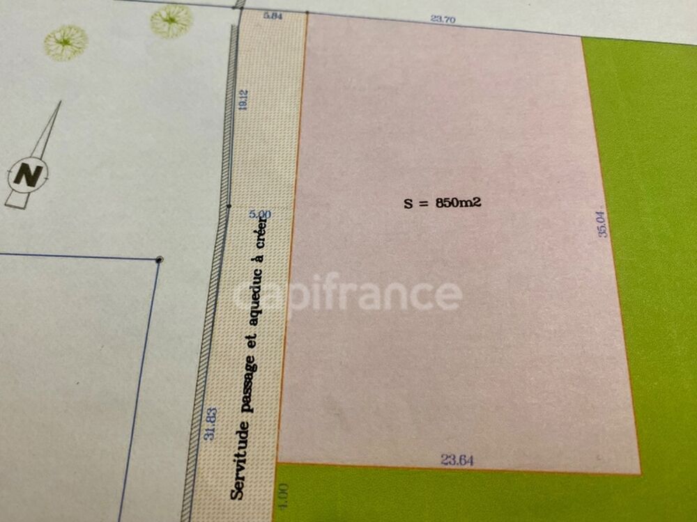 Vente Terrain Terrain à vendre 850 m2 proche d'UZES (30) Uzes