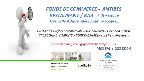 Locaux/Biens immobiliers 282000 06600 Antibes