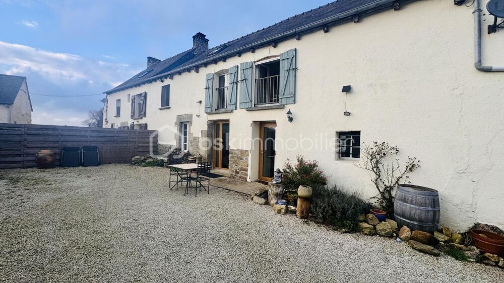 Maison de charme + gîte indépendant  222 m²  5000 m² plein sud  Caulnes