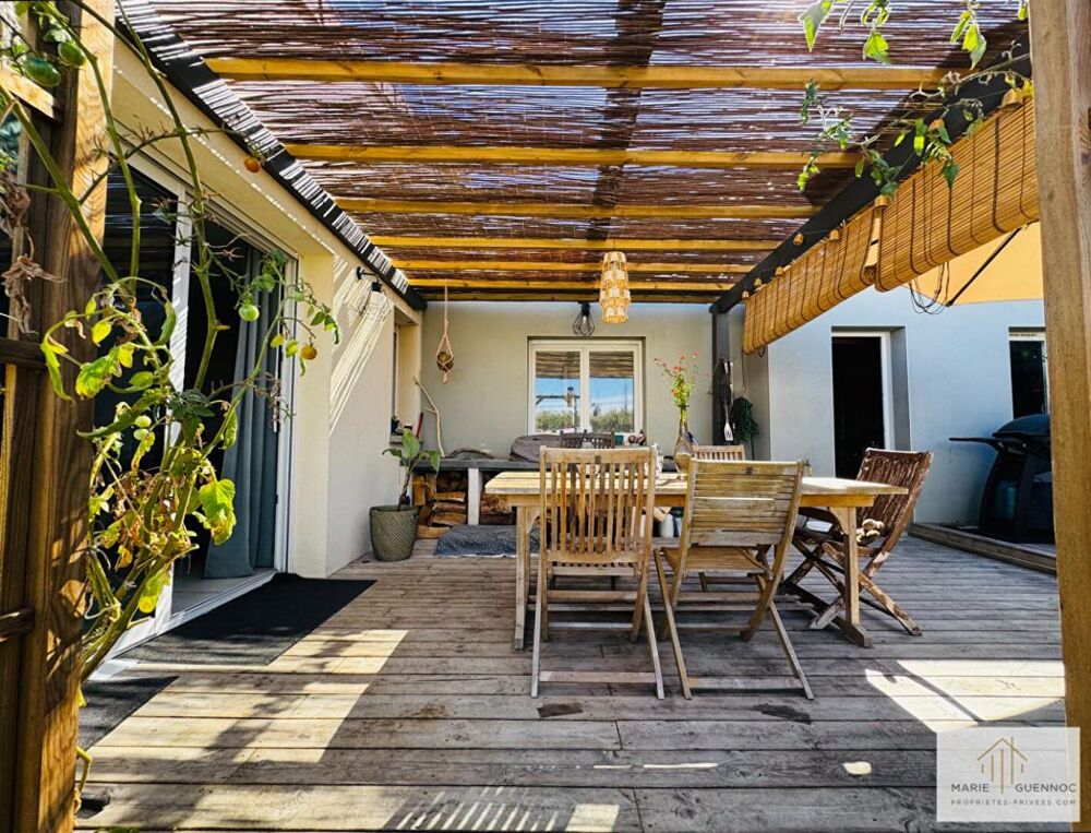 Maison de plain-pied située en impasse à moins de 10 minutes à pied du centre bourg