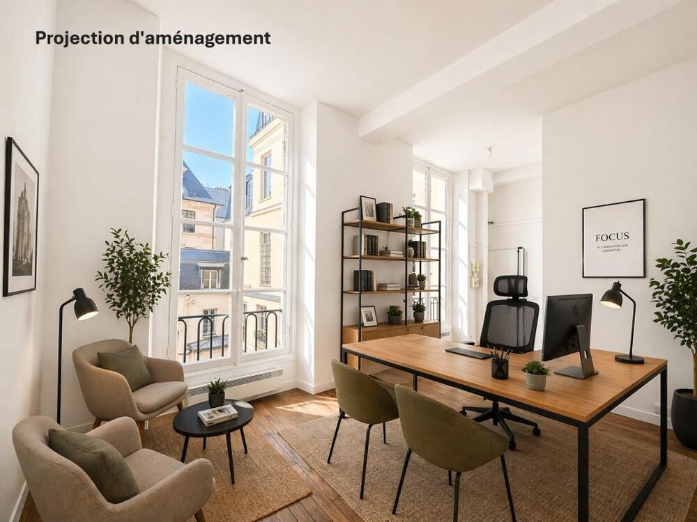   M° Arts et Métiers, bureau lumineux au 1er étage Paris 3