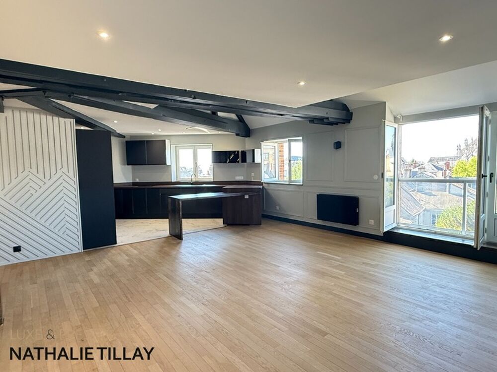Orleans, appartement Loft duplex de 130 m² à vendre, ascenseur, garage,Vue cathédrale exceptionnelle