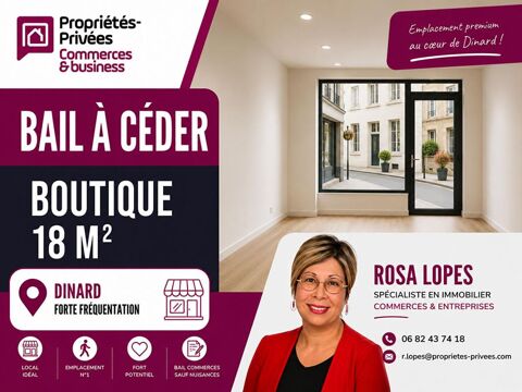 35800 DINARD - LOCAL COMMERCIAL 18 M&sup2;, PROCHE CASINO 66000 35800 Dinard