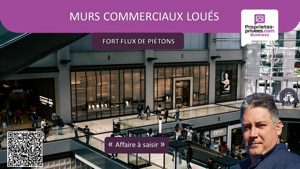   BOURG EN BRESSE - MURS COMMERCIAUX LOUES  210 m² 