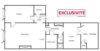  Appartement � vendre 3 pi�ces 53 m�